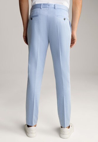 JOOP! Slim fit Trousers with creases 'Bennet' in Blue