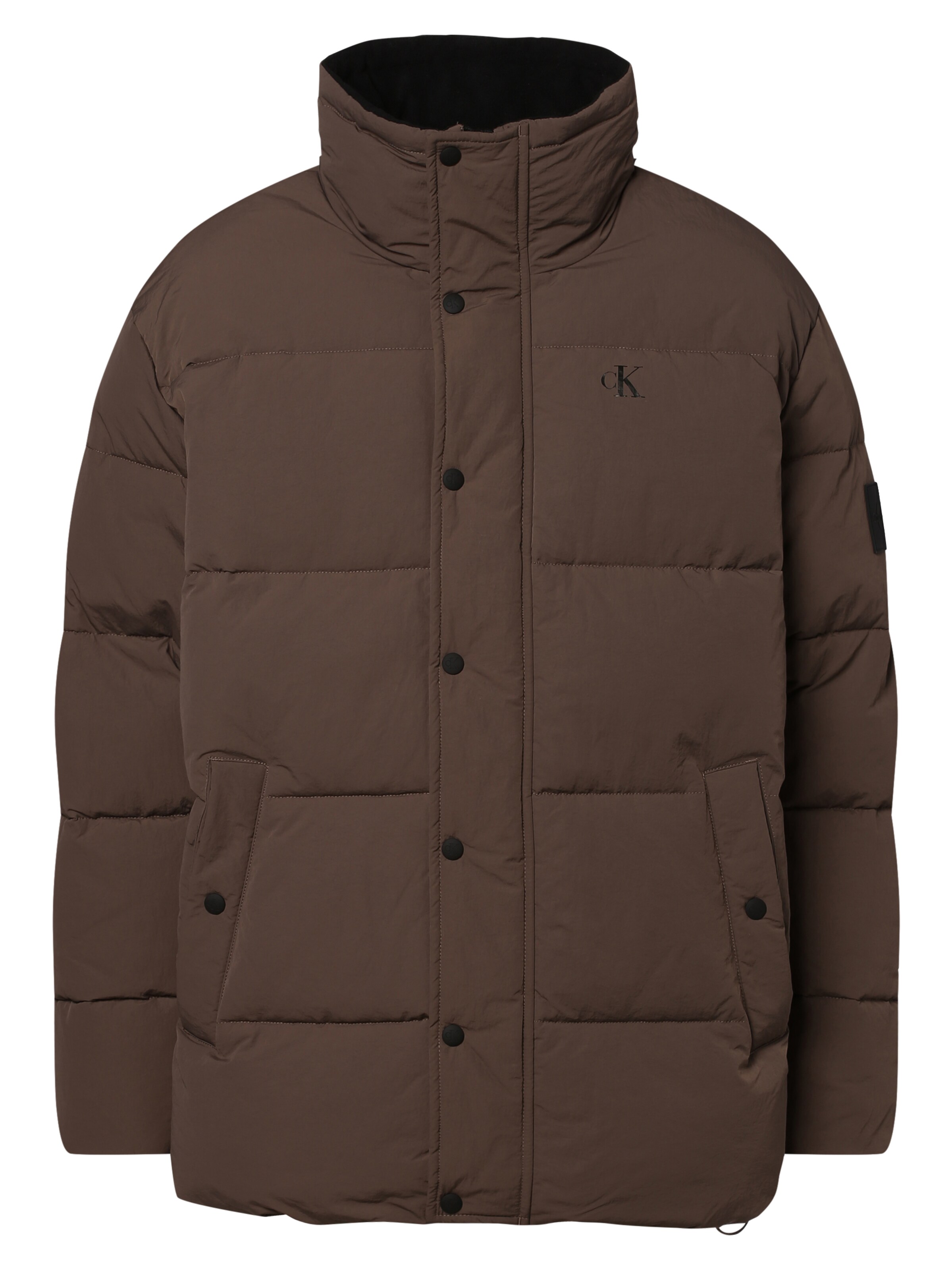 Calvin Klein Jeans Between-Season Jacket in Brown: front
