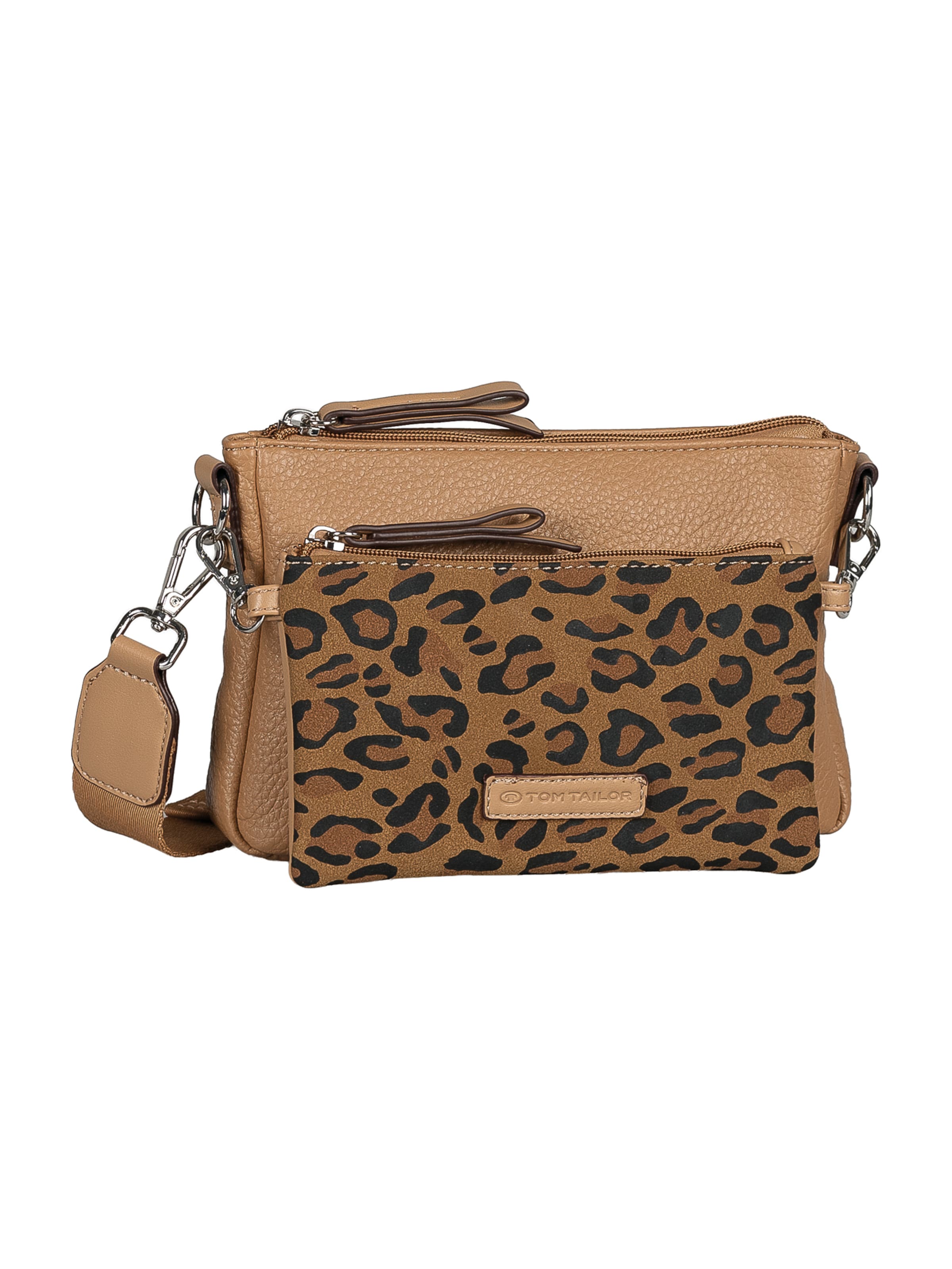 TOM TAILOR - Bolso de hombro 'SUSAN' en marrón: frente