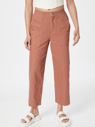 Loosefit Pantalon Thought en orange : devant