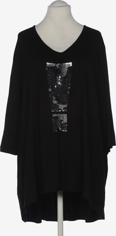 Ulla Popken T-Shirt 9XL in Schwarz: Vorderseite