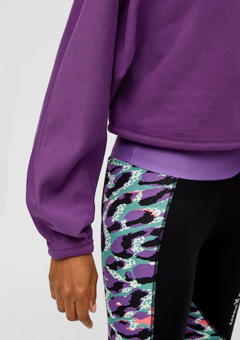 Sweat-shirt QS en violet