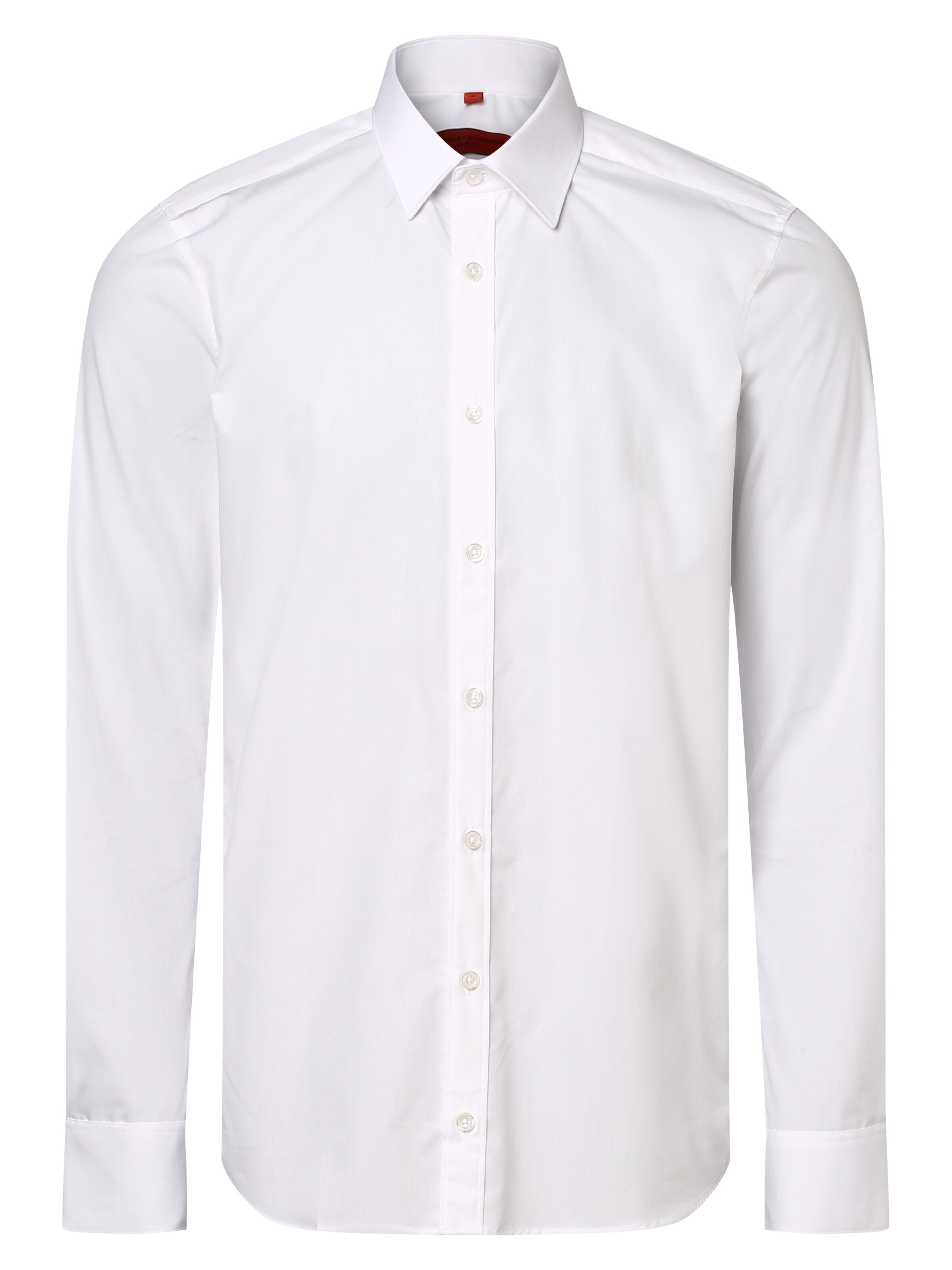 Finshley & Harding Slim Fit Hemd in Weiß: Vorderseite