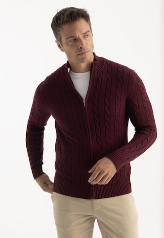 Felix Hardy Strickjacke in Rot: Vorderseite