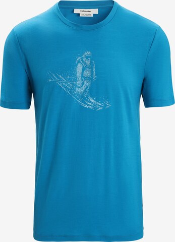 T-Shirt fonctionnel 'Tech Lite II' ICEBREAKER en bleu : devant