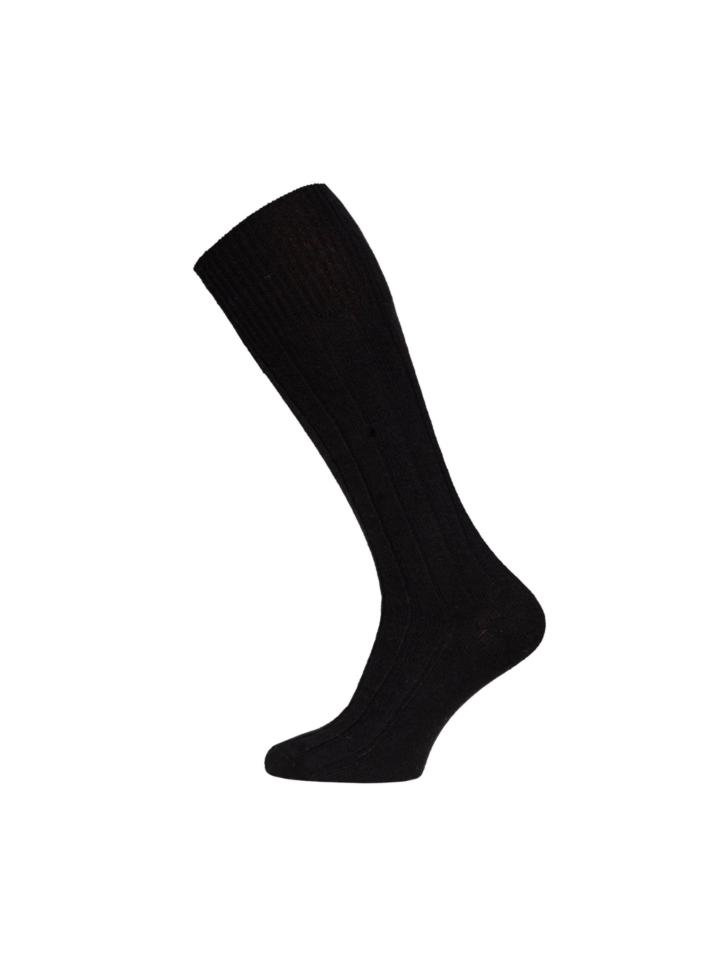 HomeOfSocks Kniestrümpfe 'HOSK494'‌‌‌‌‌‌‌‌‌‌ in Schwarz: Vorderseite
