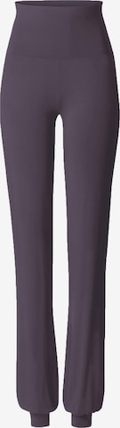 CURARE Yogawear Slim fit Workout Pants in Purple: front