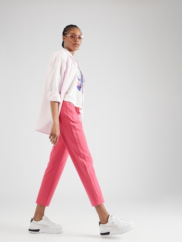BRAX Regular Панталон с ръб 'Maron' в розово
