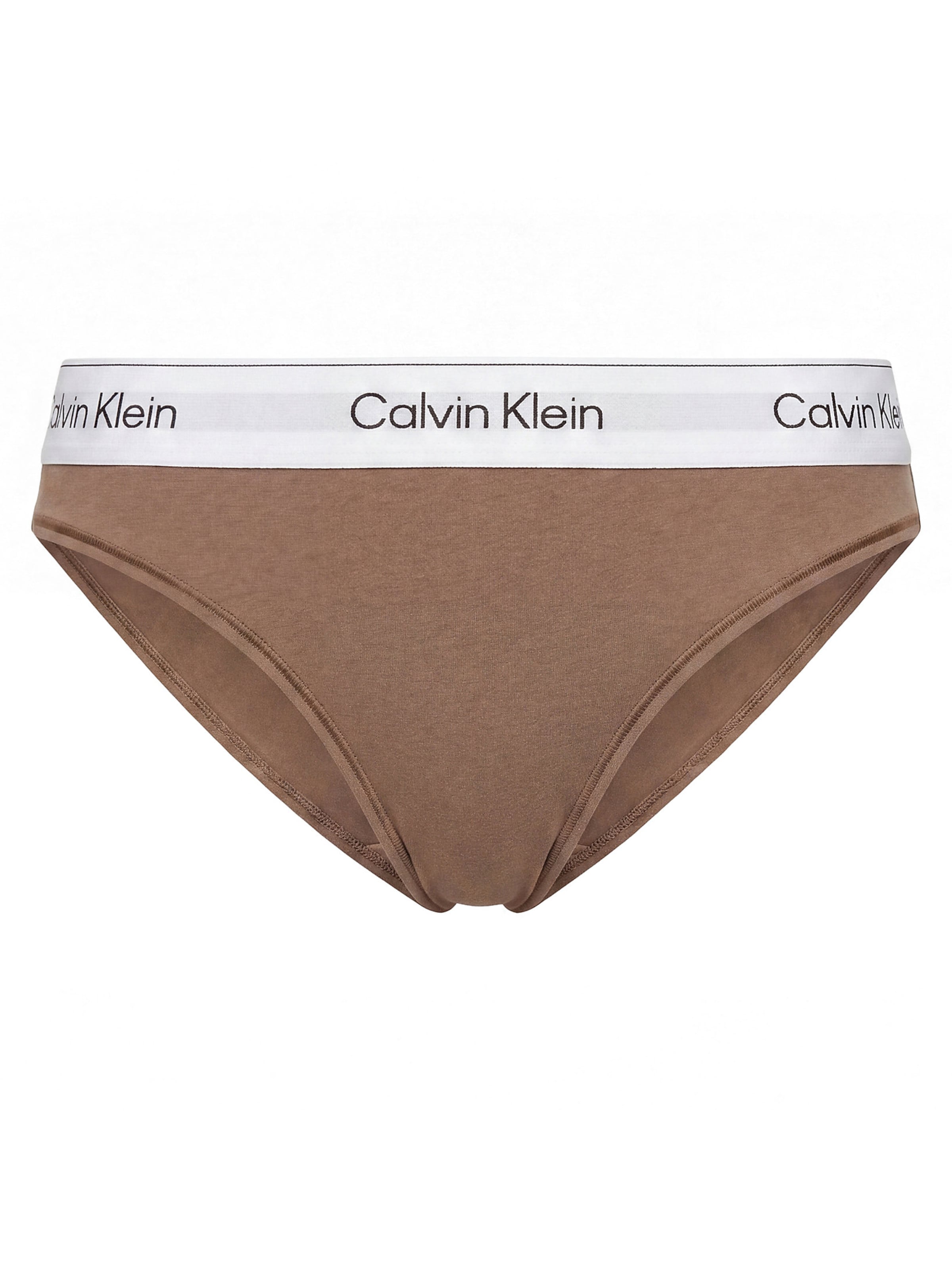 Calvin Klein Underwear Slip in Brown: front
