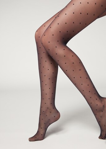 CALZEDONIA Fine Tights in Blue