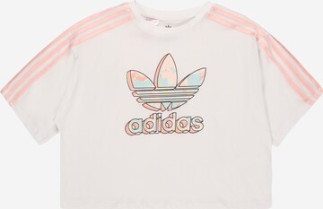 ADIDAS ORIGINALS Shirt in White: front