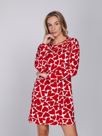 Rebelle Nachthemd 'Endless Love' in Rood