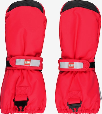 Gants 'Atlin 706' LEGO® kidswear en rouge : devant