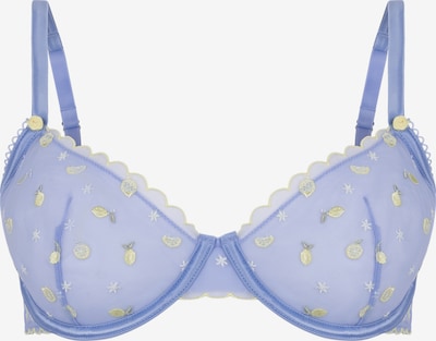 Hunkemöller Grudnjak 'Harriet' veličine 70/B u svijetloplava / limeta zelena / maslinasta, Pregled proizvoda