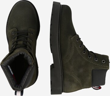 Tommy Jeans Lace-Up Boots in Green