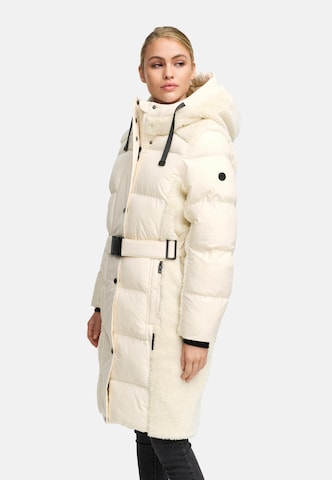 NAVAHOO Wintermantel in Wit