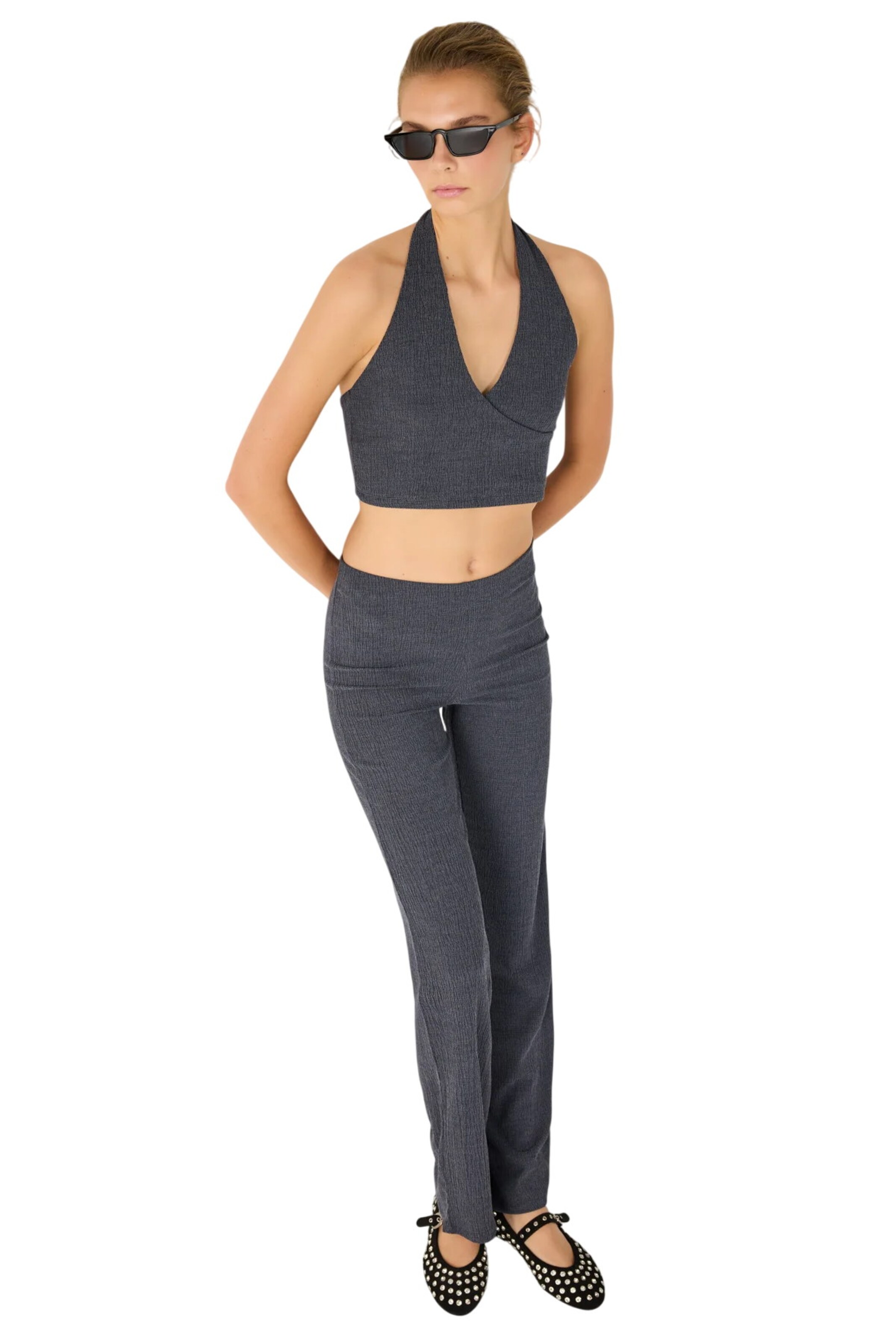 No Matter What Top in Blue