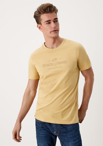 T-Shirt s.Oliver en jaune : devant