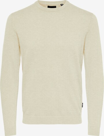 Only & Sons Sweater 'ALEX' in White: front