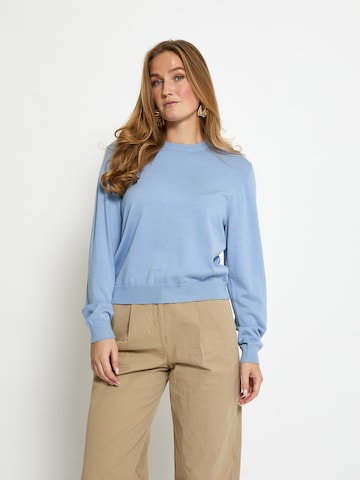 Pullover 'Ally' di Peppercorn in blu: frontale