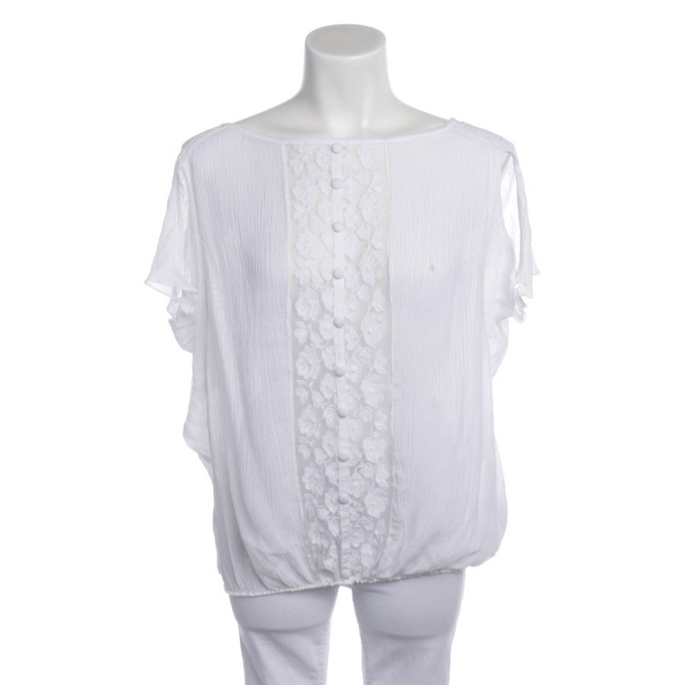 High Use Bluse / Tunika S in Weiß: Vorderseite