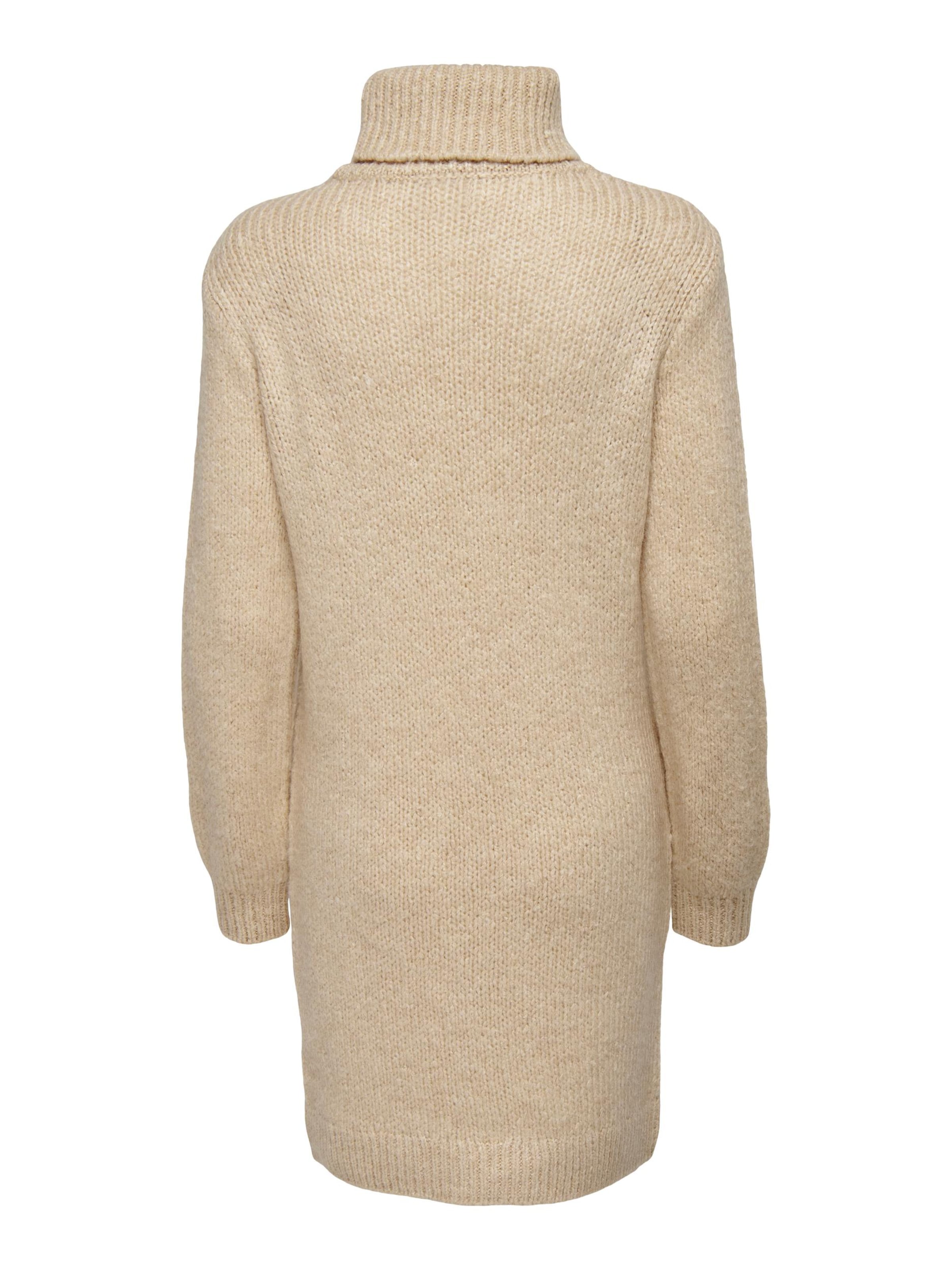JDY Knit dress 'Dinea' in Beige
