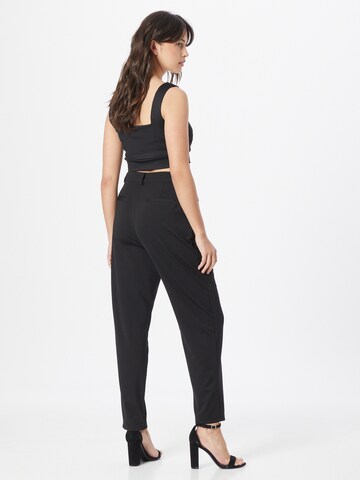 Love & Divine Regular Pleat-Front Pants in Black