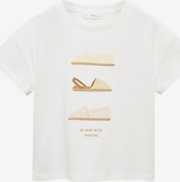 MANGO KIDS T-shirt 'CADAQUES' i beige: framsida