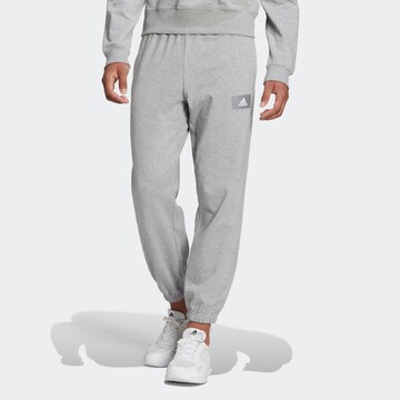 ADIDAS SPORTSWEAR Regular Sports trousers in Grey: front
