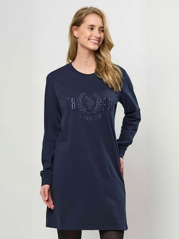 U.S. POLO ASSN. Jurk 'UWLilje' in Blauw: voorkant