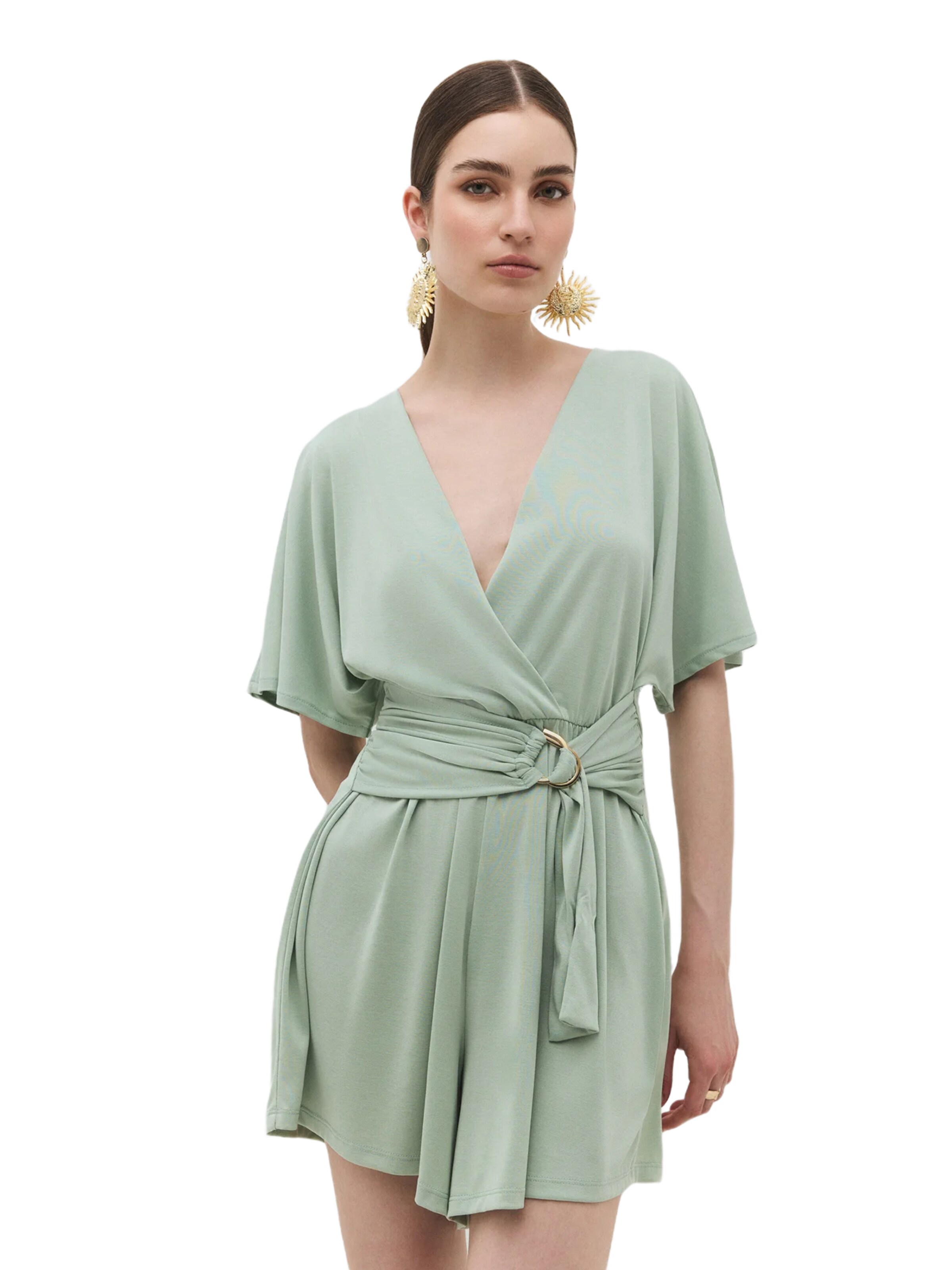 No Matter What Jumpsuit in Groen