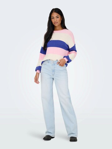 ONLY Sweter 'ONLATIA' w kolorze różowy