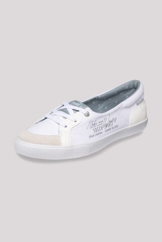 Soccx Ballet Flats in White