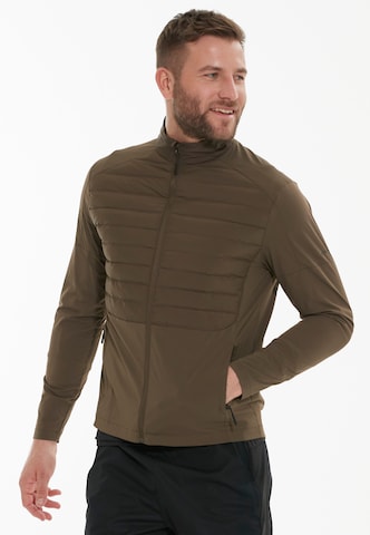 ENDURANCE Athletic Jacket 'Benst' in Brown: front