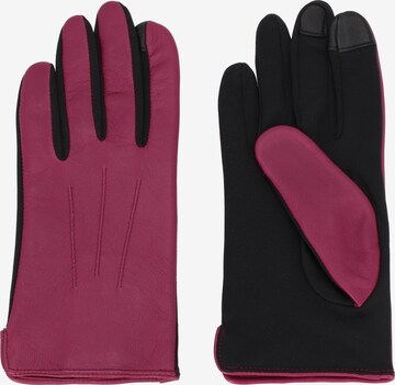KESSLER Full Finger Gloves 'Mia' in Pink: front