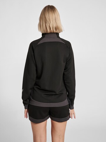 Hummel Athletic Zip-Up Hoodie in Black