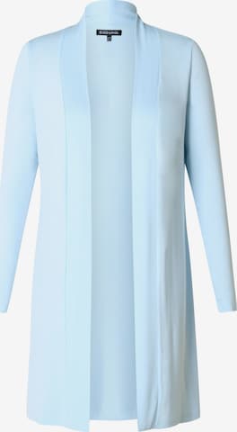 BASE LEVEL Knit Cardigan in Blue: front