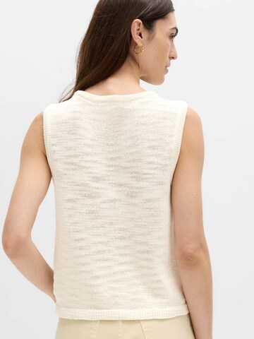 Gilet in maglia di Marks & Spencer in bianco