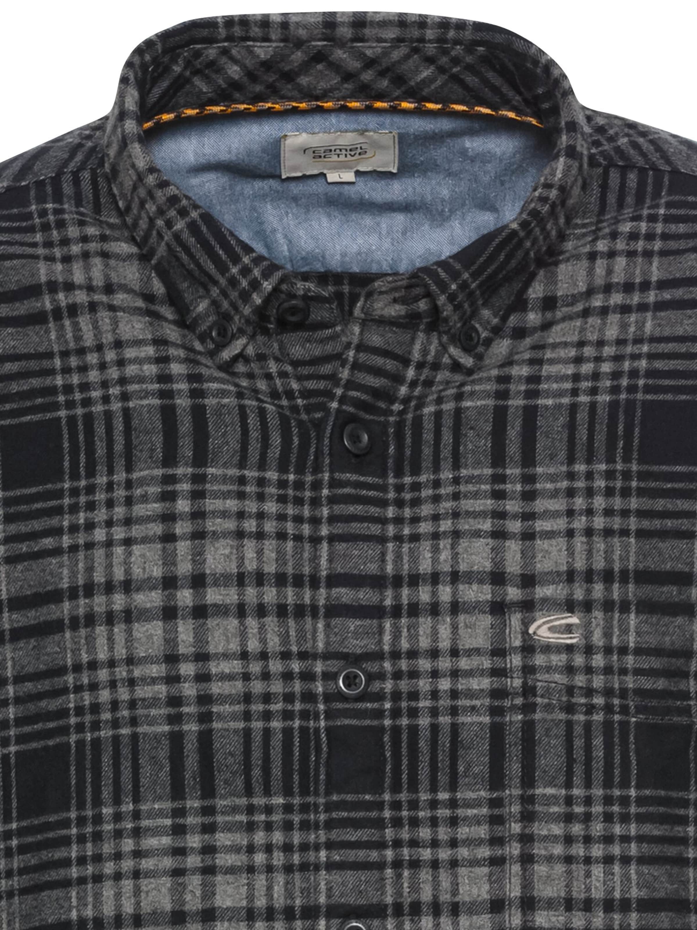 CAMEL ACTIVE Regular fit Button Up Shirt in Grey