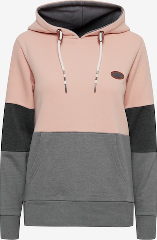 Oxmo Sweatshirt 'Kathrine' in Roze: voorkant