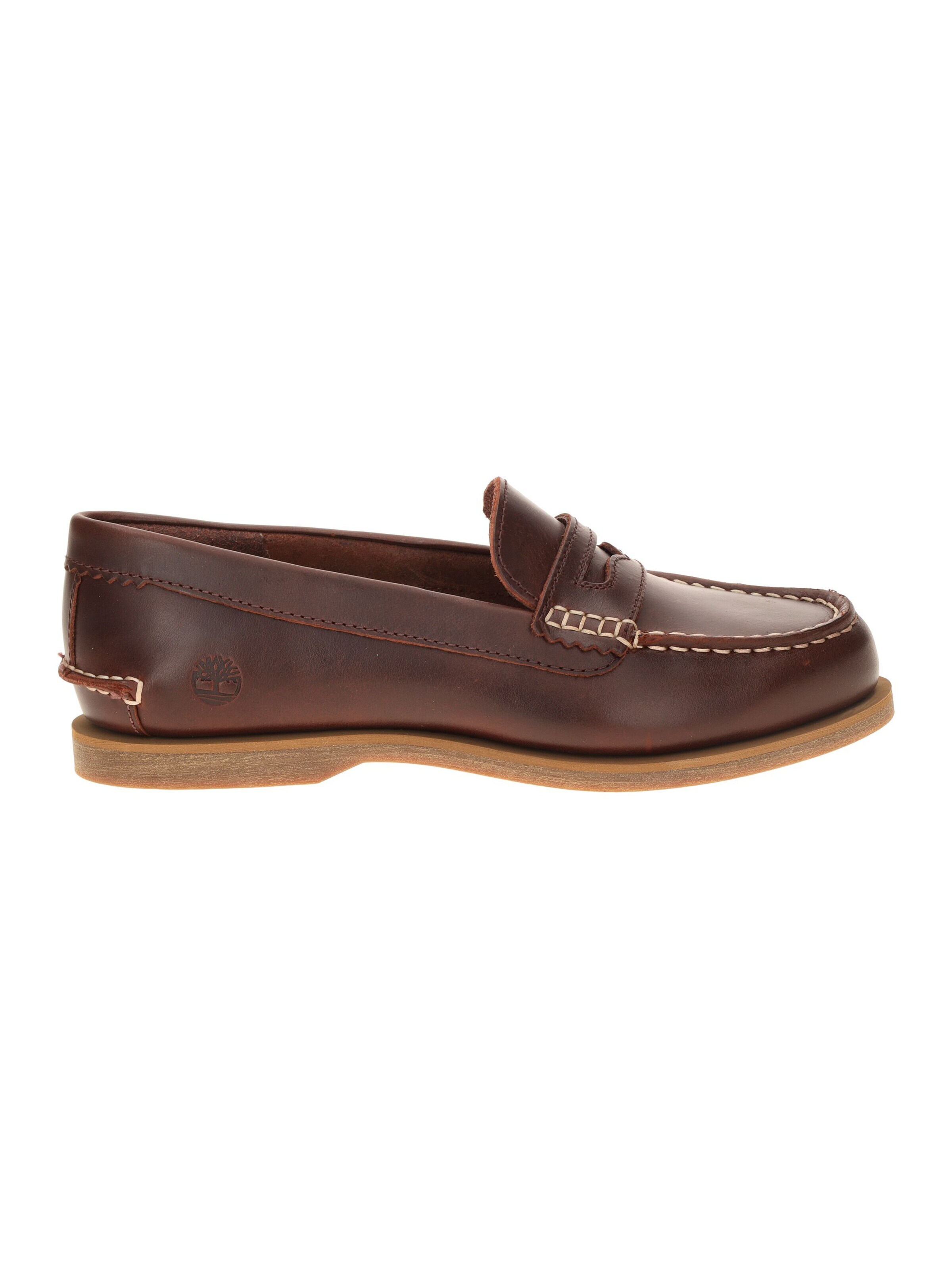 TIMBERLAND Classic Flats 'Timberland Classic Boat Slipper rot burgundy Damen Loafer 0A5MXN' in Red