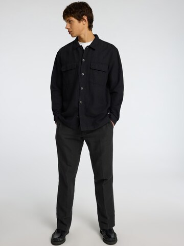Regular Pantalon à plis 'SLH196-LEROY' SELECTED HOMME en noir