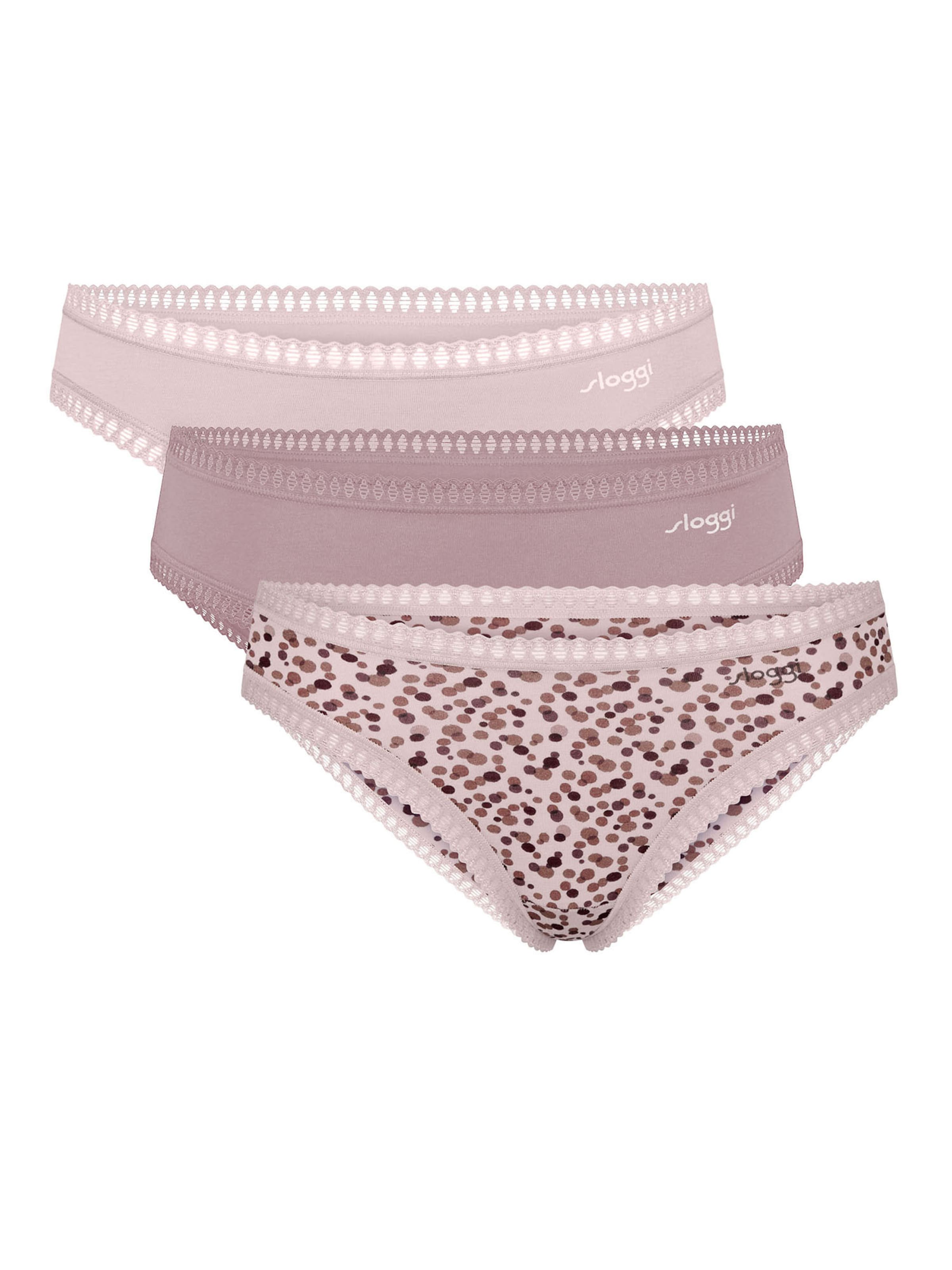 SLOGGI Minislip ' Blue GO Crush ' in Beige: Vorderseite