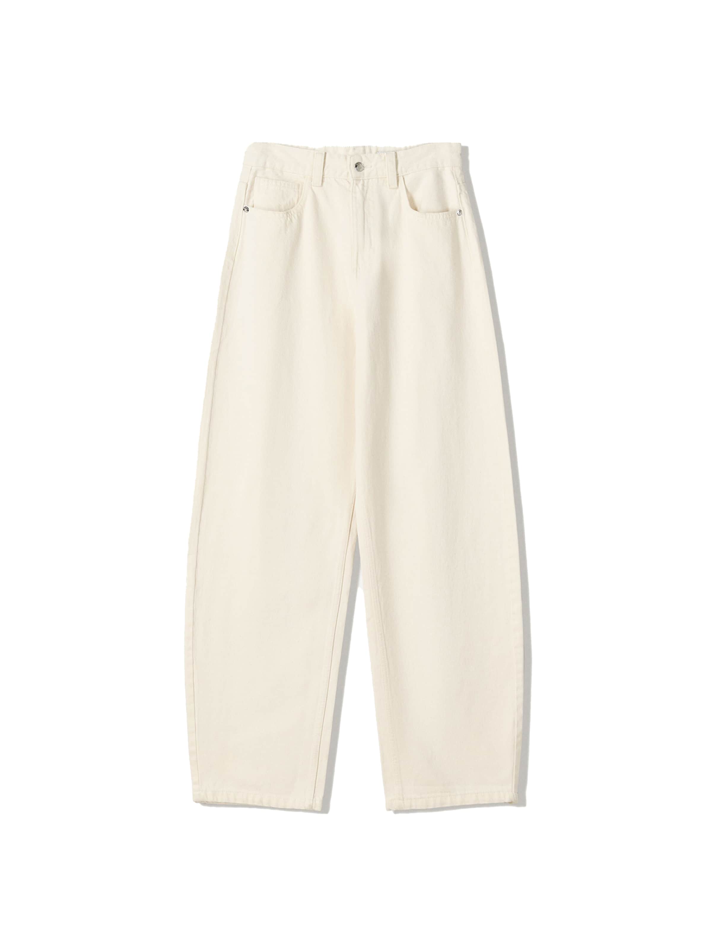 Bershka Džínsy, veľkosť 32-34 - slonová kosť, Produkt