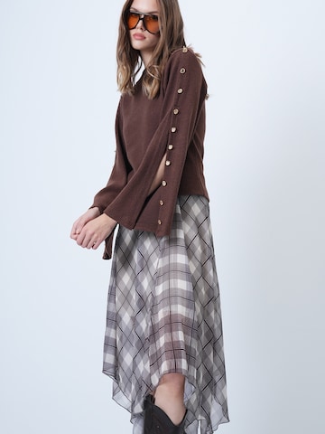 Trend Alaçatı Stili Pullover in Braun