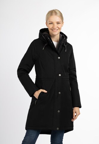 Parka d’hiver 'Fenia' usha BLUE LABEL en noir : devant