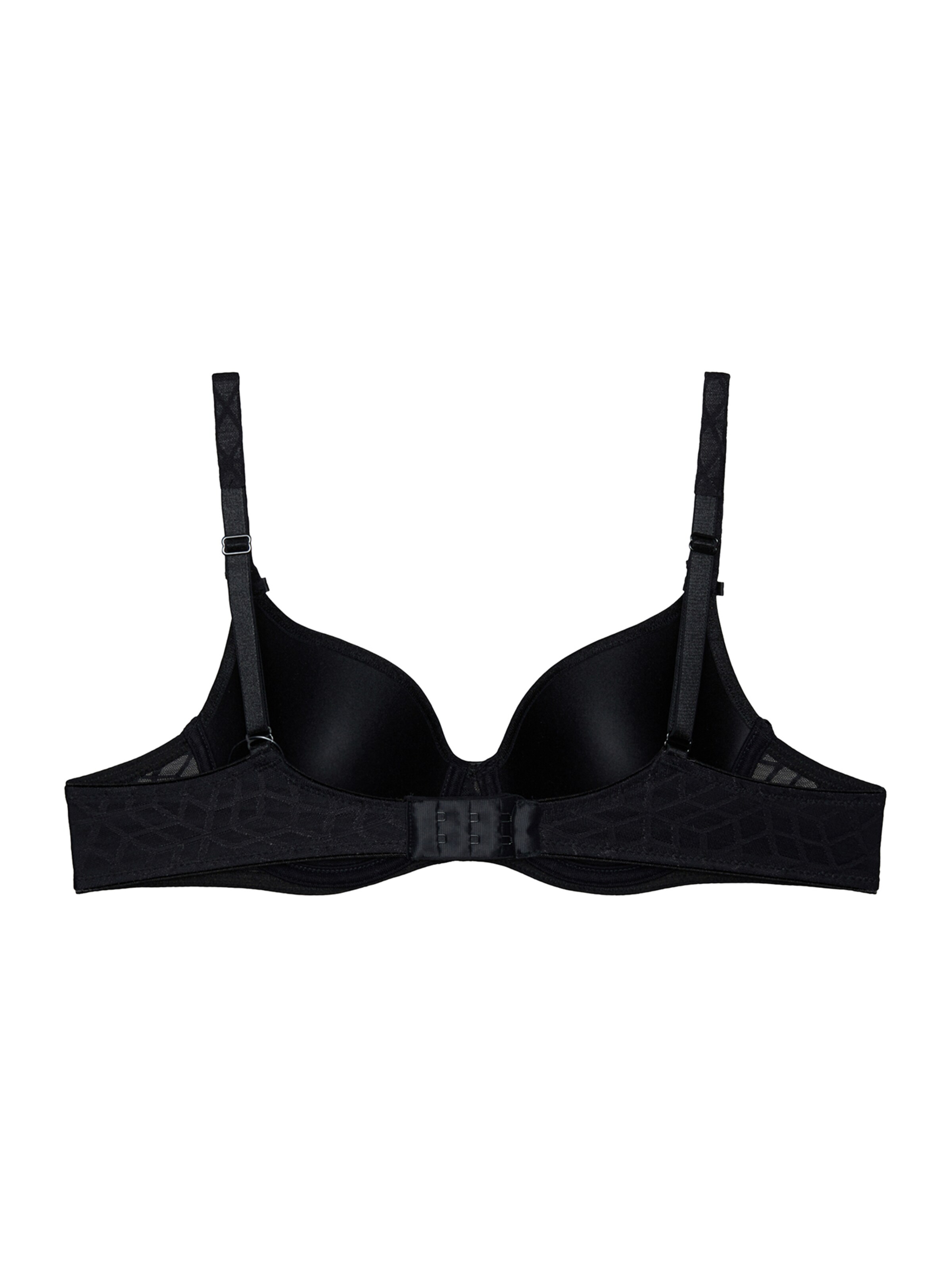 DACAPO T-shirt Bra 'Rhythm' in Black