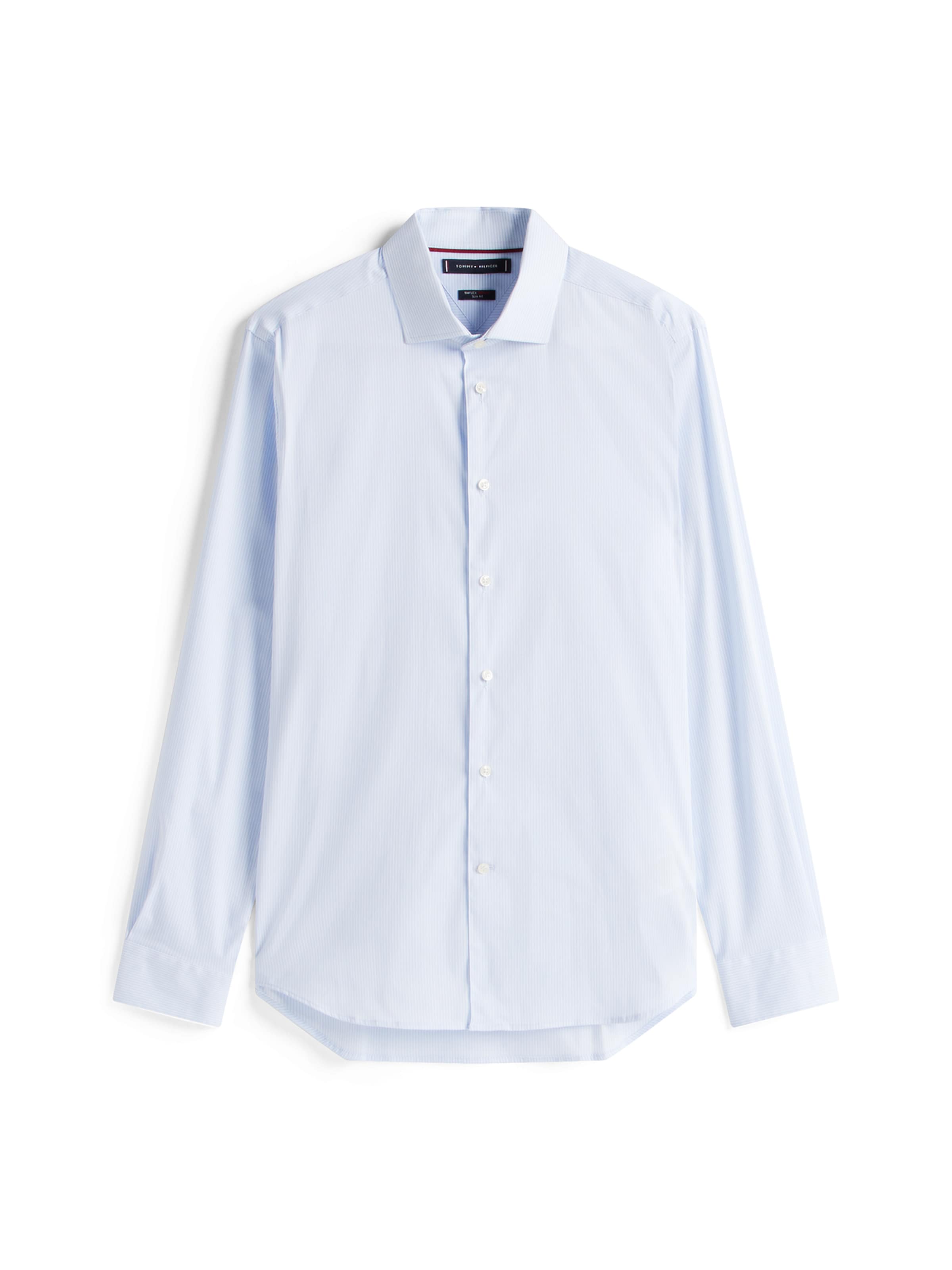 Coupe regular Chemise 'FLEX' TOMMY HILFIGER en bleu : devant