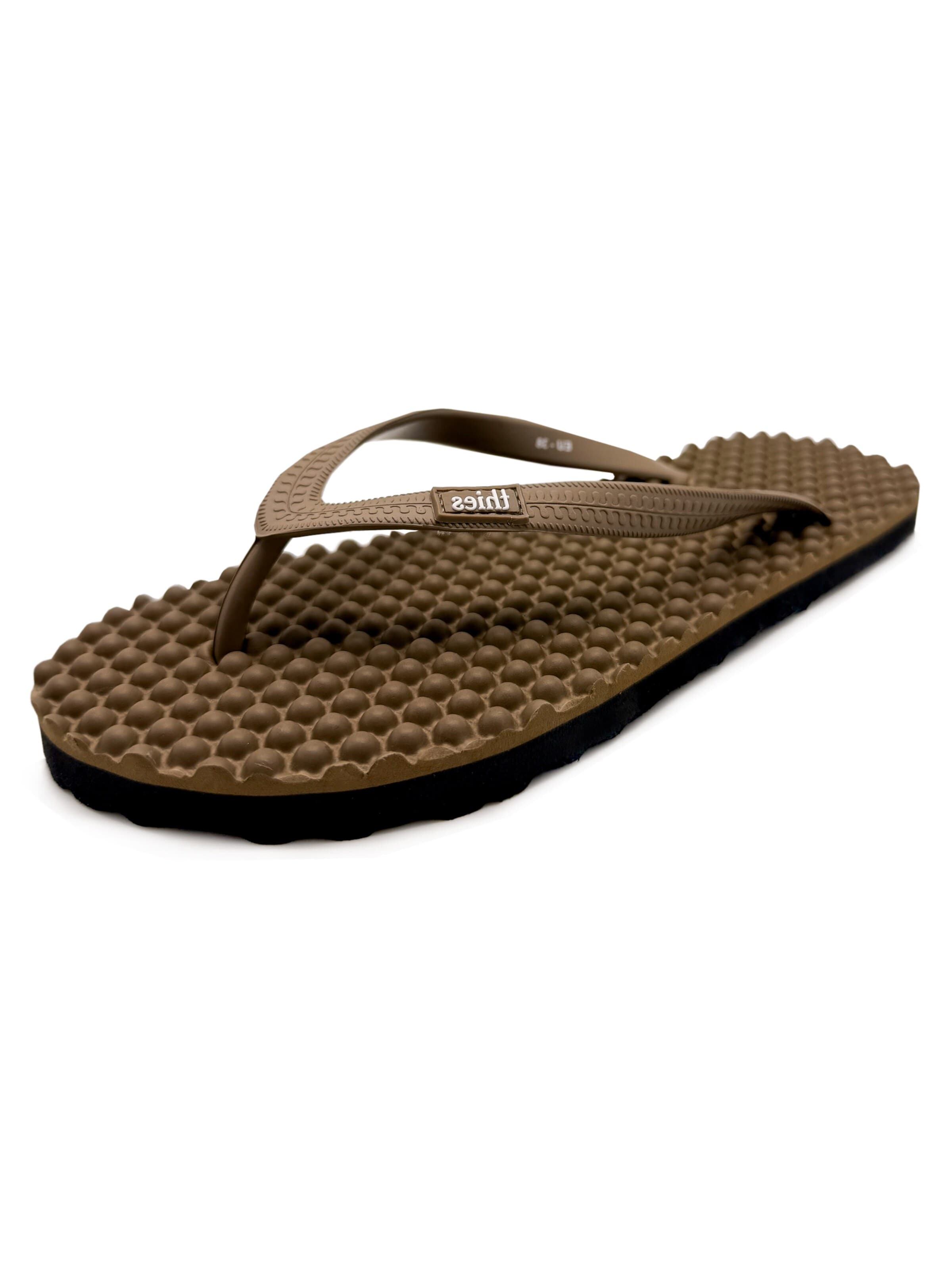 thies Zehentrenner 'thies 1856 ® Eco Bubble Thies Flips'‌‌‌‌‌‌ in Grau: Vorderseite