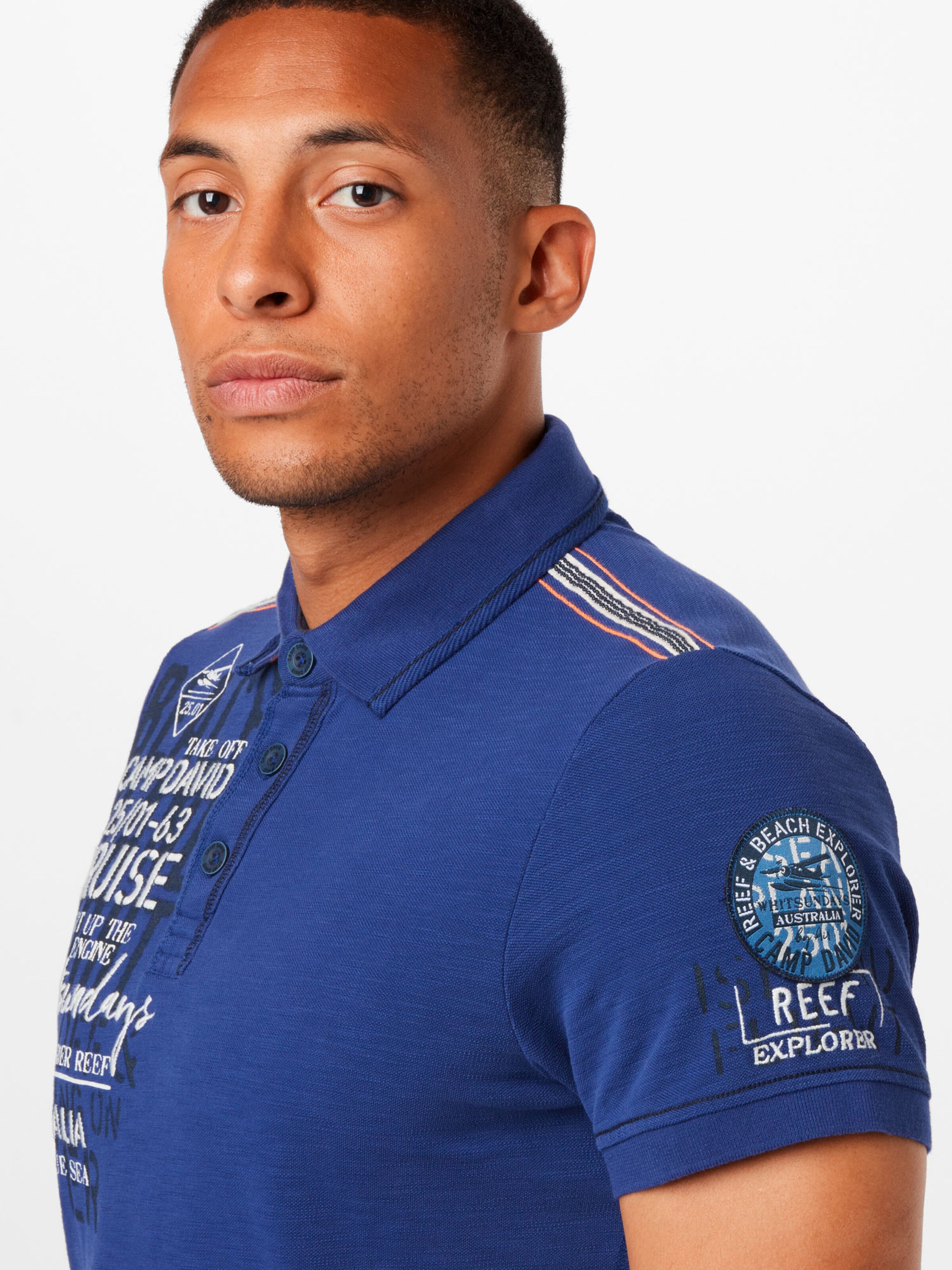 Männer Große Größen CAMP DAVID Poloshirt in Marine, Navy - QQ47625 Männer Große Größen CAMP DAVID Poloshirt in Marine, Navy - QQ47625